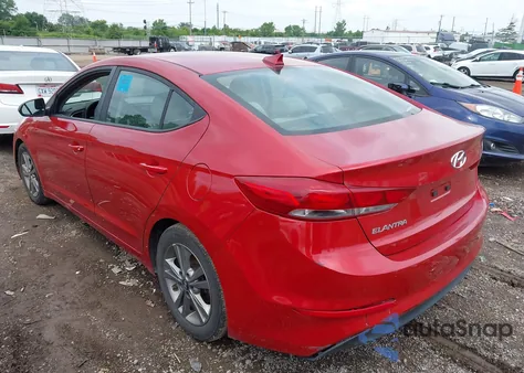 2018 Hyundai Elantra Sel z USA, uszkodzony, nr VIN 5NPD84LF3JH259443